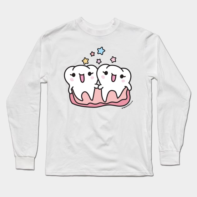 tooth fairy cartoon Long Sleeve T-Shirt by princessmi-com